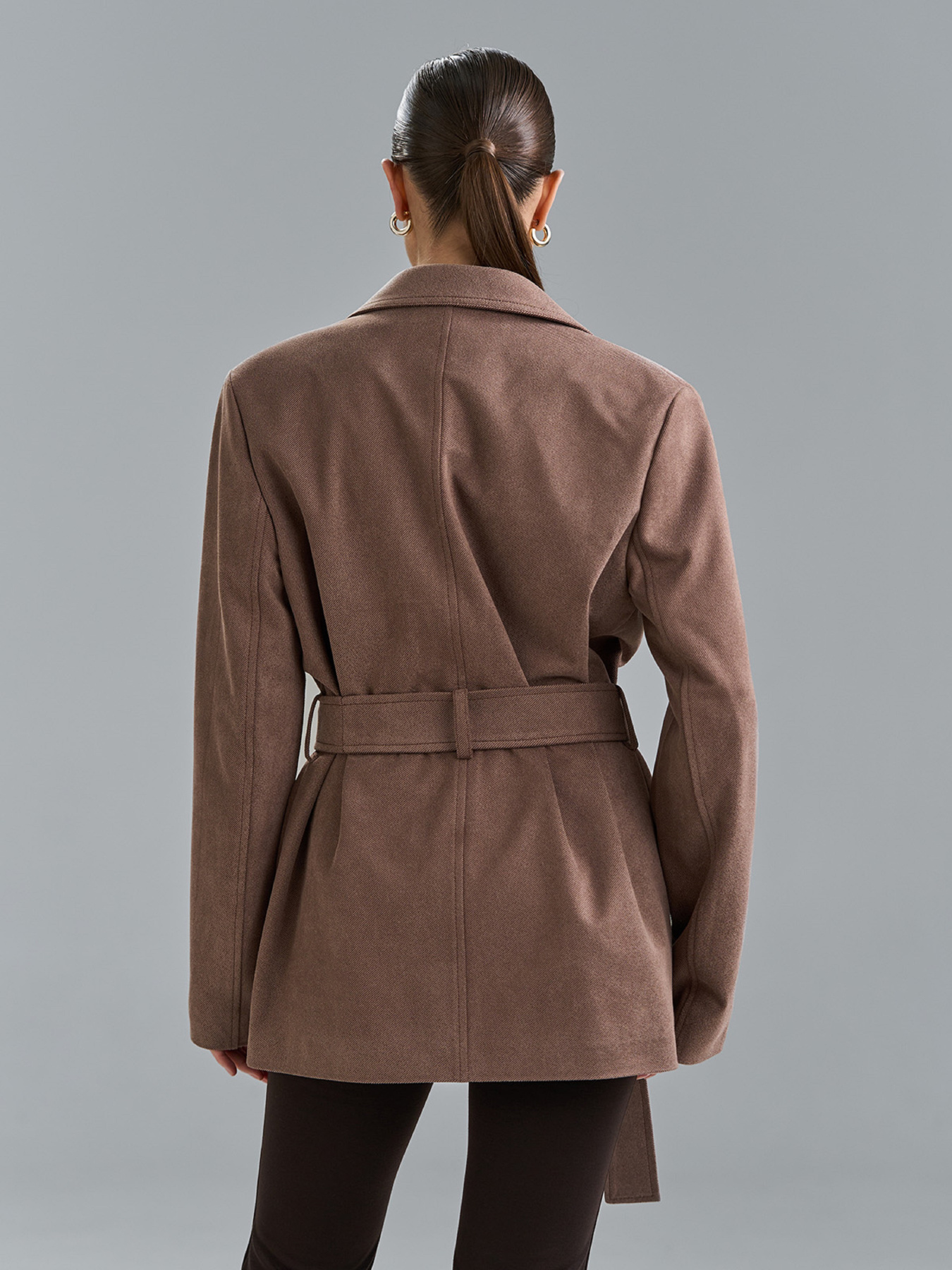 Піджаки модель SA-695_темно-бежевый Піджаки модель SA-695_темно-бежевый Фото