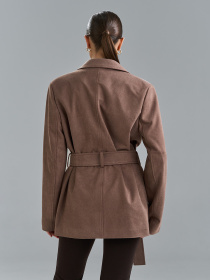 Піджаки модель SA-695_темно-бежевый Піджаки модель SA-695_темно-бежевый Фото