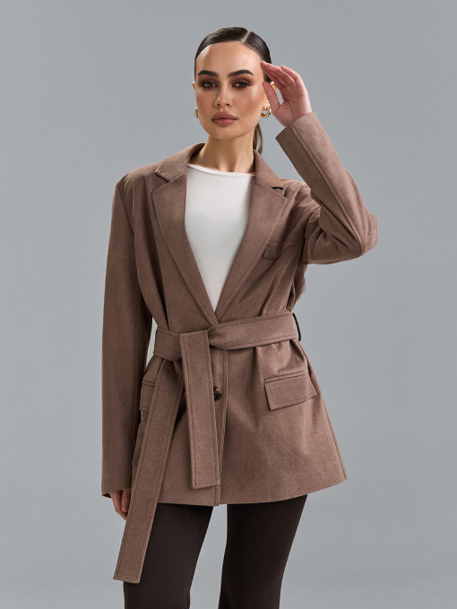 Жакет ISSA Plus модель SA-695_темно-бежевый Фото