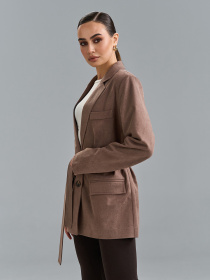 Жакет ISSA Plus модель SA-695_темно-бежевый Фото