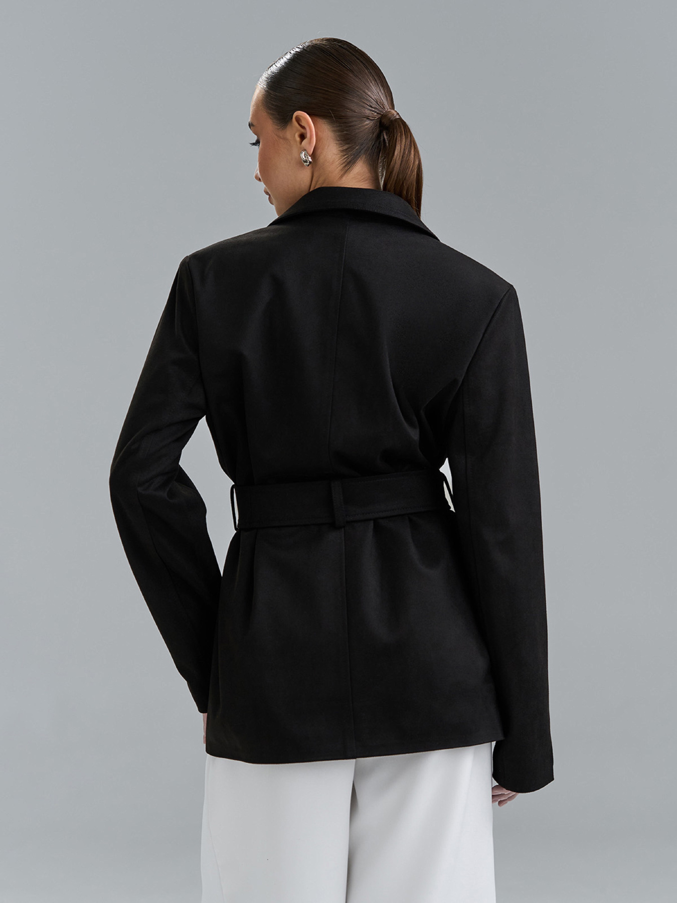 Жакет ISSA Plus модель SA-695_черный Фото