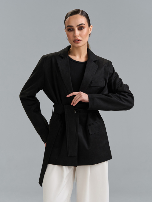 Жакет ISSA Plus модель SA-695_черный Фото