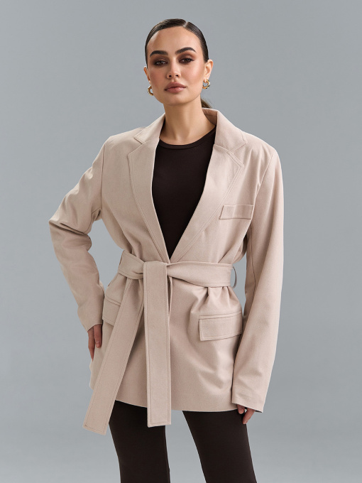 Жакет ISSA Plus модель SA-695_бежевый Фото