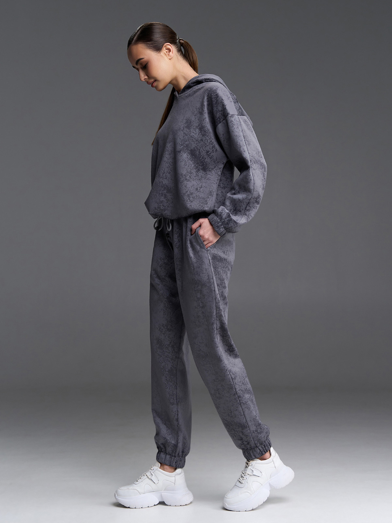 Спортивный костюм ISSA Plus модель 15480_серый Фото