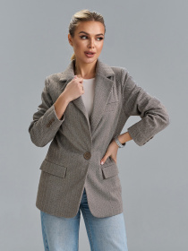 Піджак ISSA Plus модель 15514_серый Фото