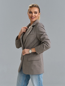 Піджак ISSA Plus модель 15514_серый Фото