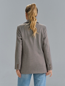 Піджак ISSA Plus модель 15514_серый Фото