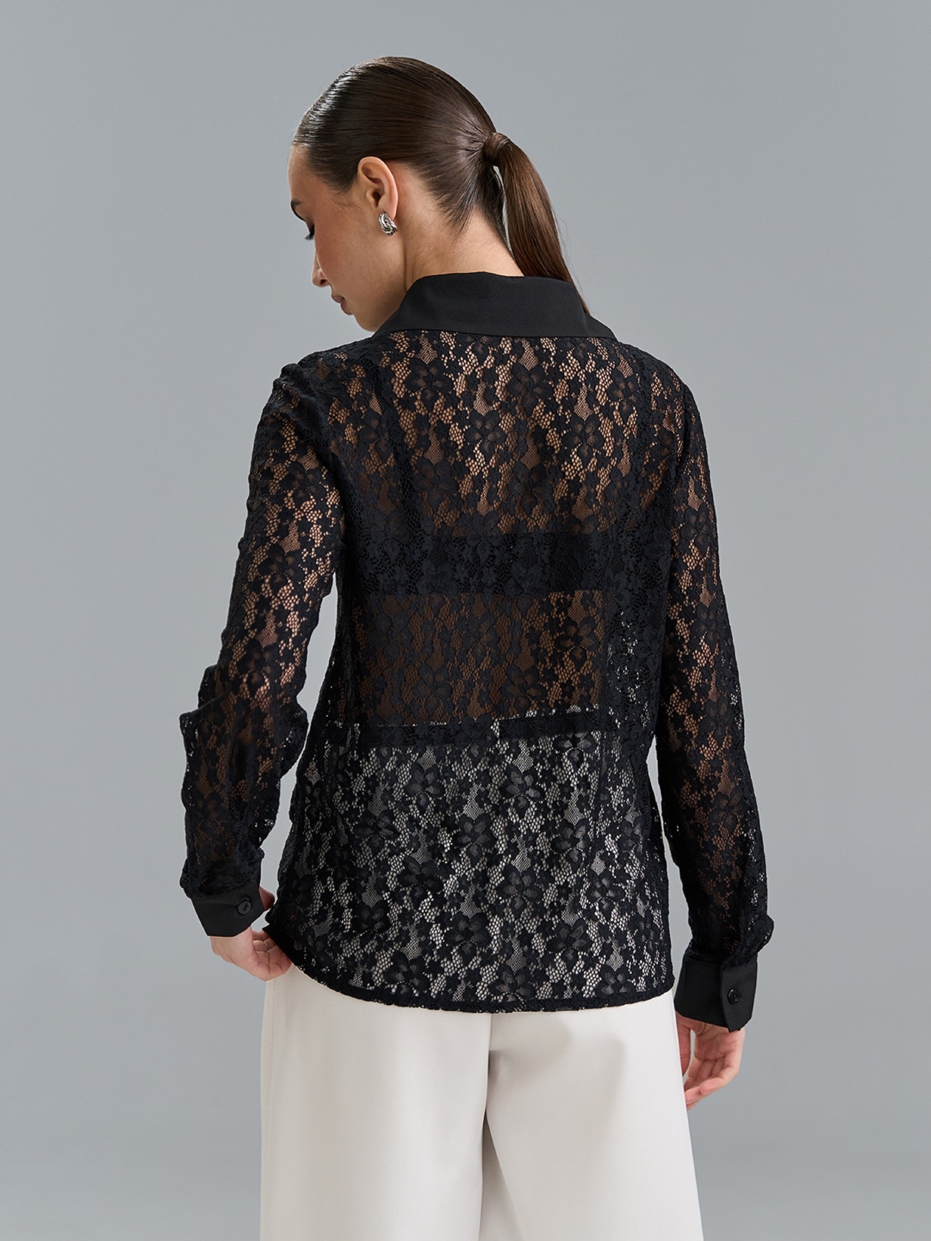 Сорочка повсякденна ISSA Plus модель 15517_черный Фото