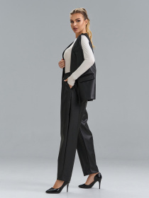 Повсякденний костюм ISSA Plus модель 15525_черный Фото