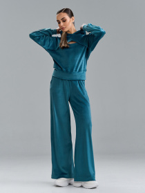 Спортивний костюм ISSA Plus модель 15526_бирюзовый Фото