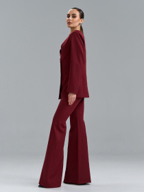 Жіночі костюми модель 15527_бордовый Жіночі костюми модель 15527_бордовый Фото