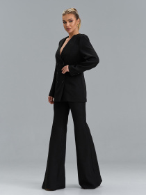 Жіночі костюми модель 15527_черный Жіночі костюми модель 15527_черный Фото