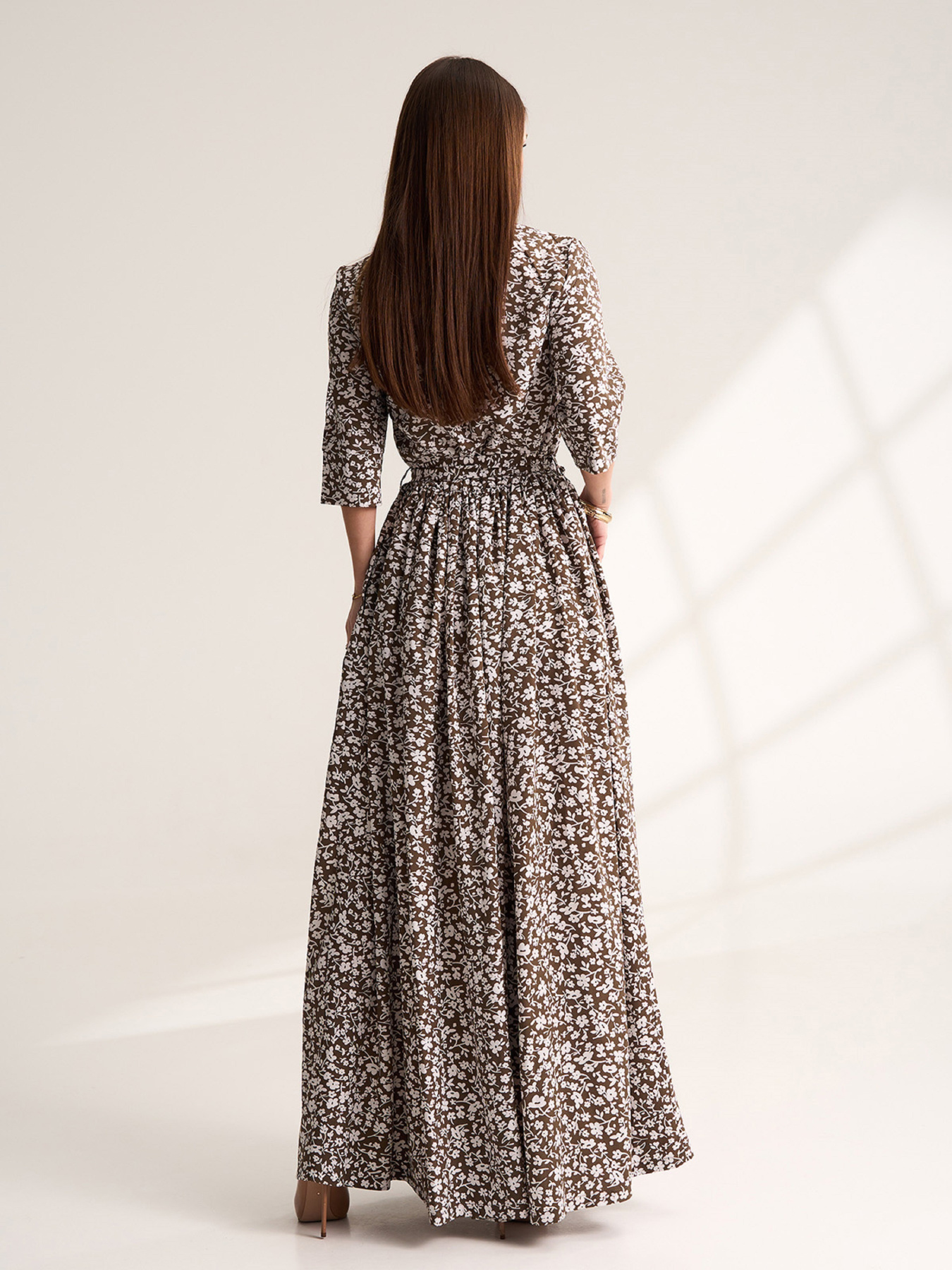 Жіночі сукні модель 15528_коричневый Жіночі сукні модель 15528_коричневый Фото