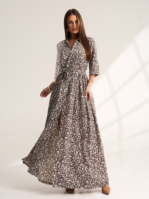 Жіночі сукні модель 15528_коричневый Фото