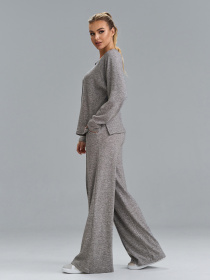Повседневный костюм ISSA Plus модель 15530_серый Фото