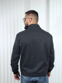 Чоловіча демісезонна куртка-пальто модель 129-DVL Чоловіча демісезонна куртка-пальто модель 129-DVL Фото