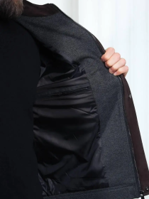 Чоловіча демісезонна куртка-пальто модель 129-DVL Чоловіча демісезонна куртка-пальто модель 129-DVL Фото