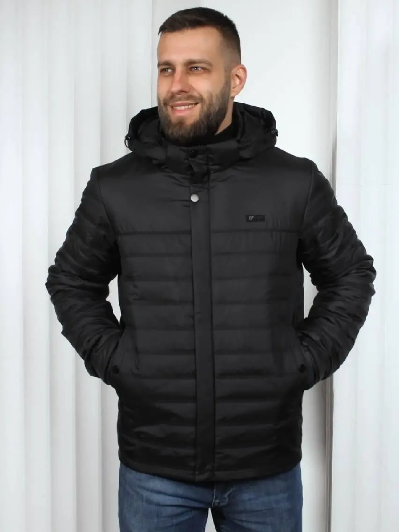 Чоловіча демісезонна куртка модель 124-DVL Чоловіча демісезонна куртка модель 124-DVL Фото