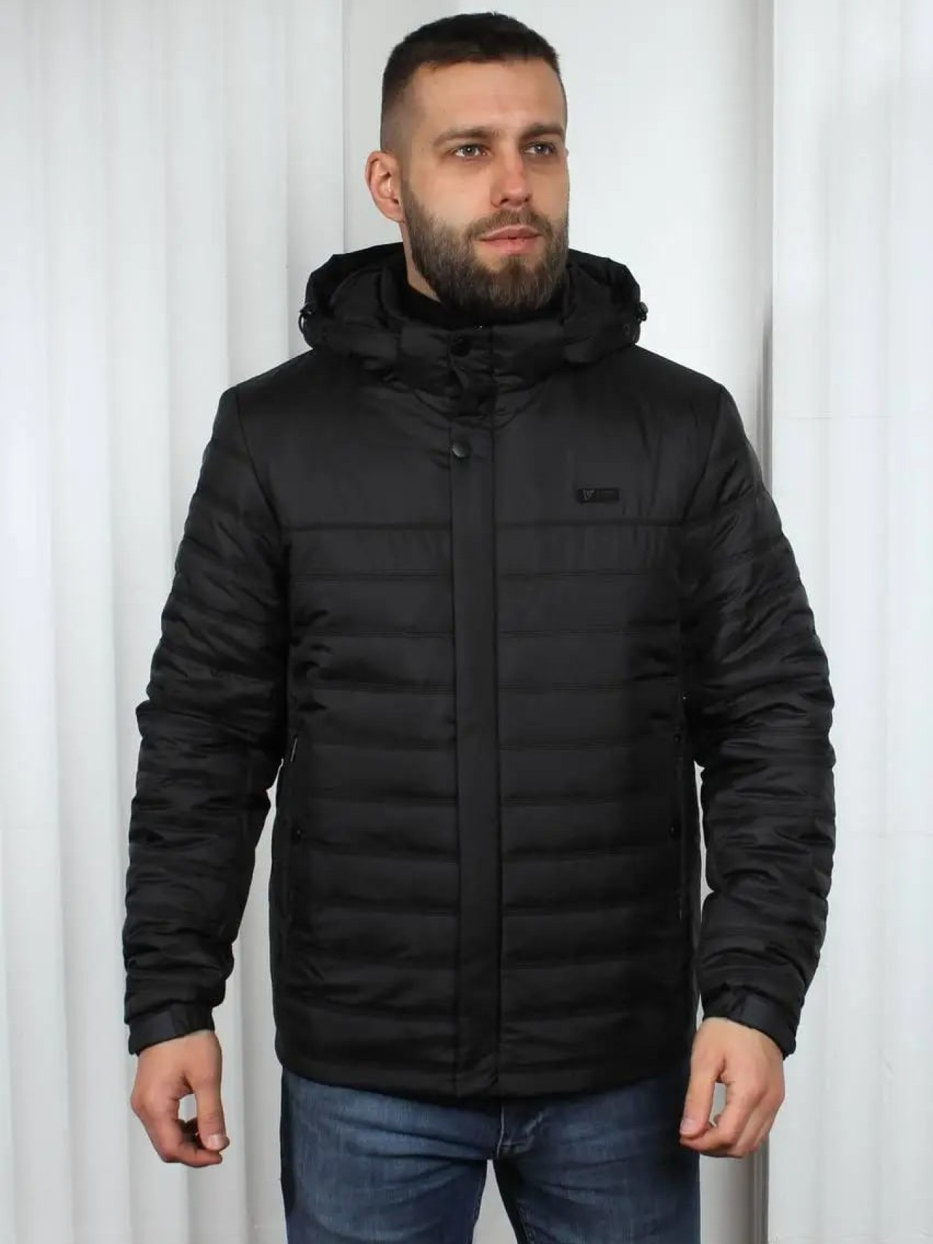 Чоловіча демісезонна куртка модель 124-DVL Чоловіча демісезонна куртка модель 124-DVL Фото