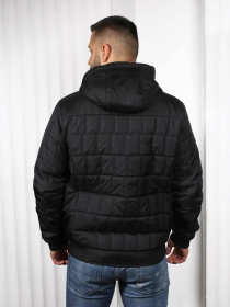 Демісезонна чоловіча куртка великого розміру модель 123-DVL Фото