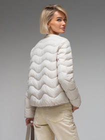 Демисезонная куртка VIVA WEAR модель 6688-light gray Фото