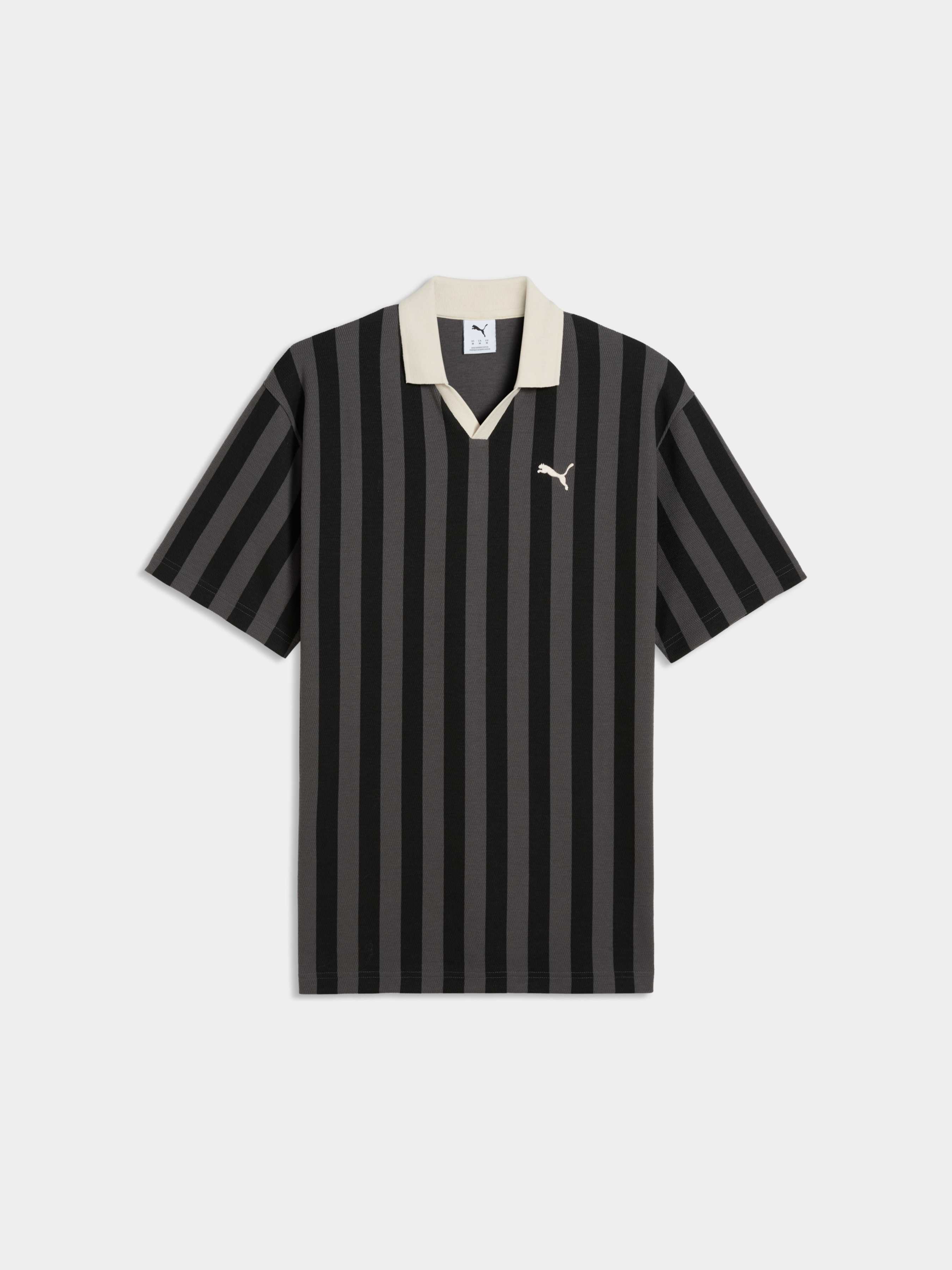 Чоловіче Поло PUMA Class Pinnacle Tee (692069_01) колір чорний, матеріал комбінований верх PUMA - купити в Україні
