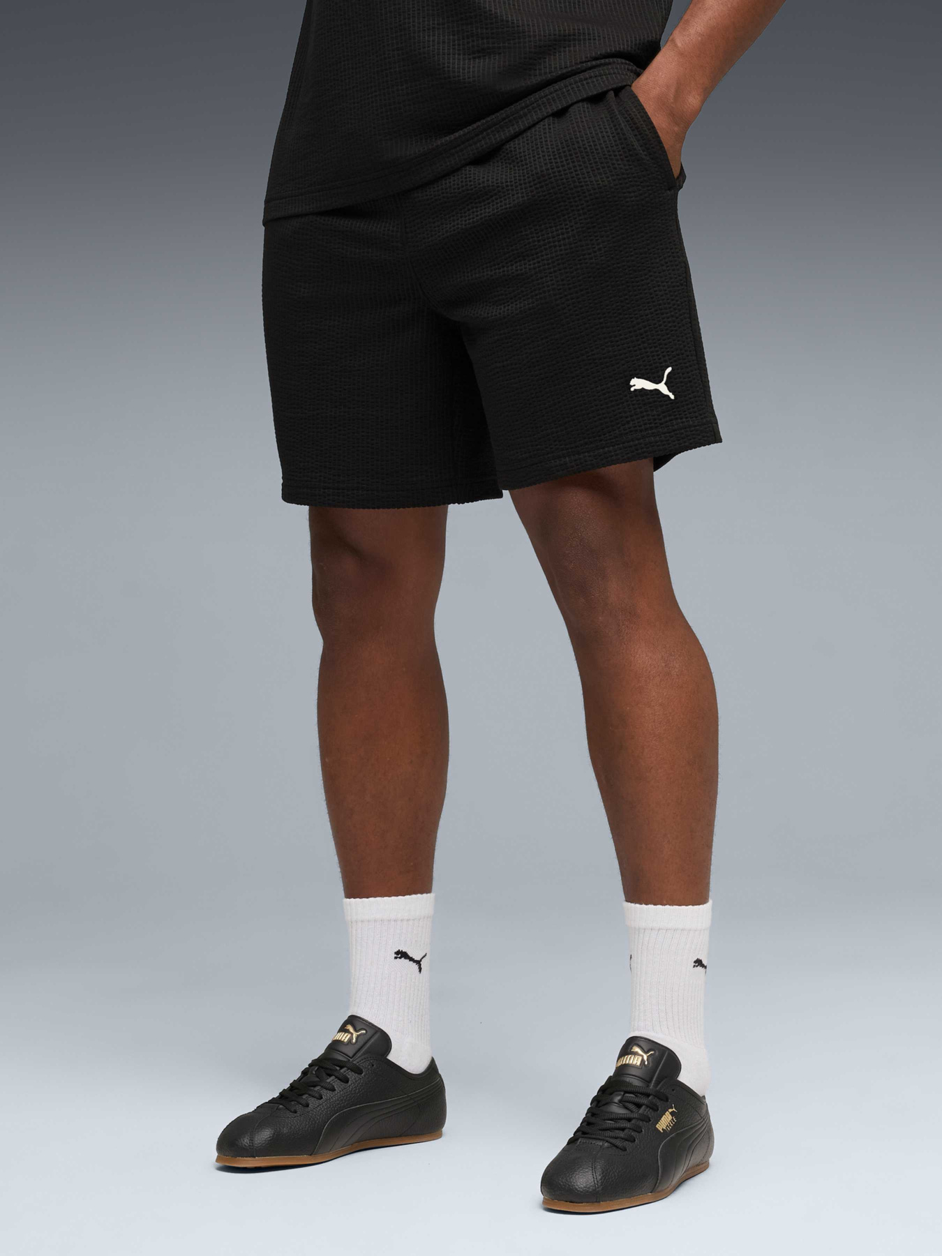 Повседневные шорты PUMA Ess Elevated Material Shorts модель 692057 Фото