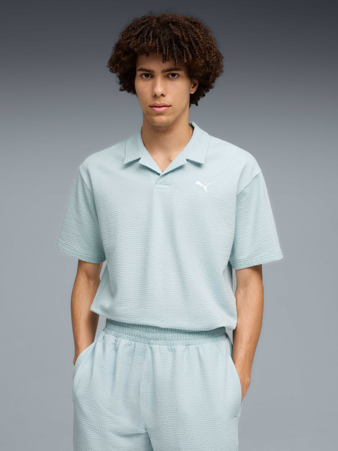 Поло PUMA Ess Elevated Material Polo модель 692560 Фото