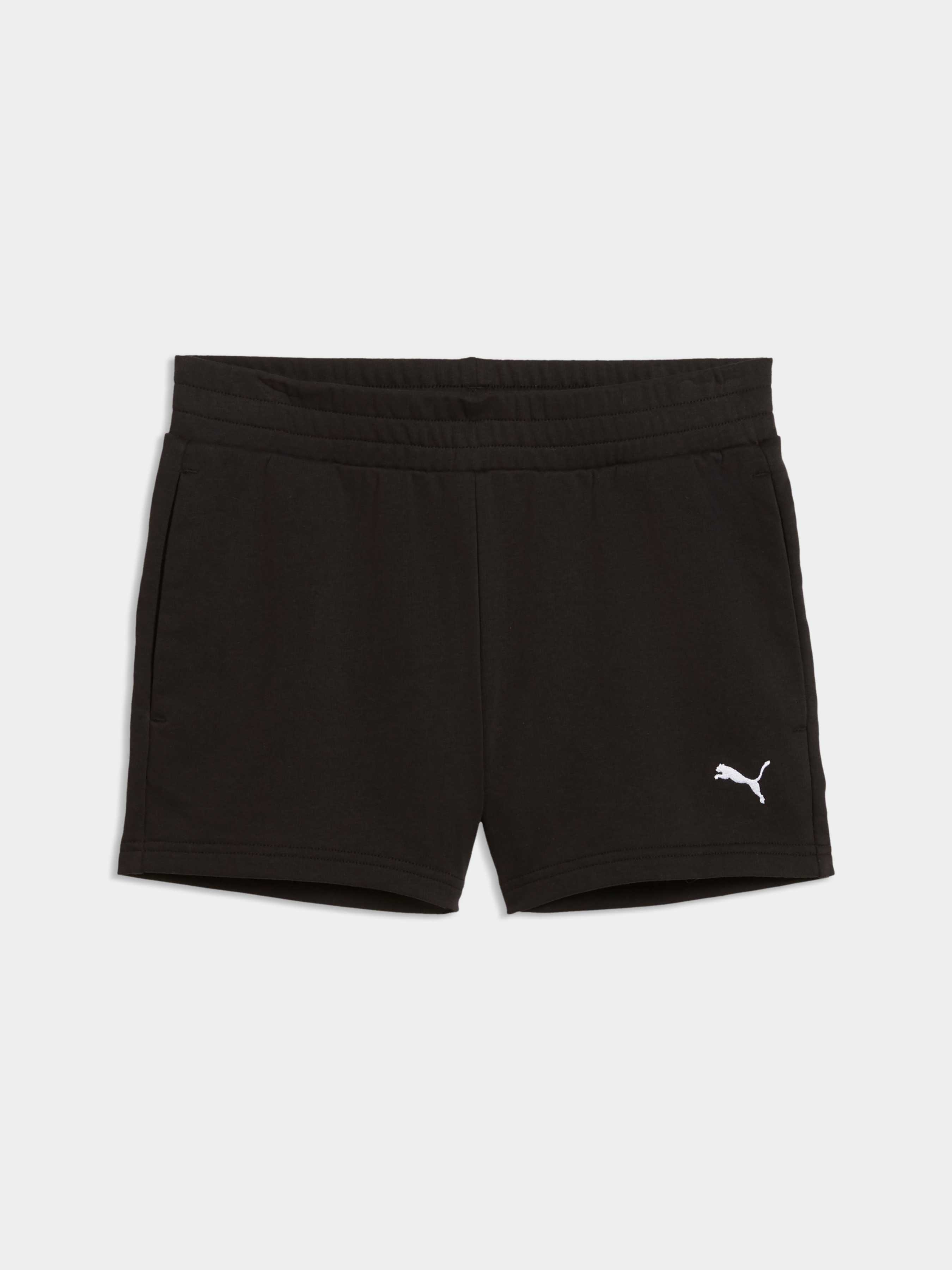 Жіночі Повсякденні шорти PUMA Ess Cat Logo 4’’ Shorts (692920_01) колір чорний, матеріал комбінований верх