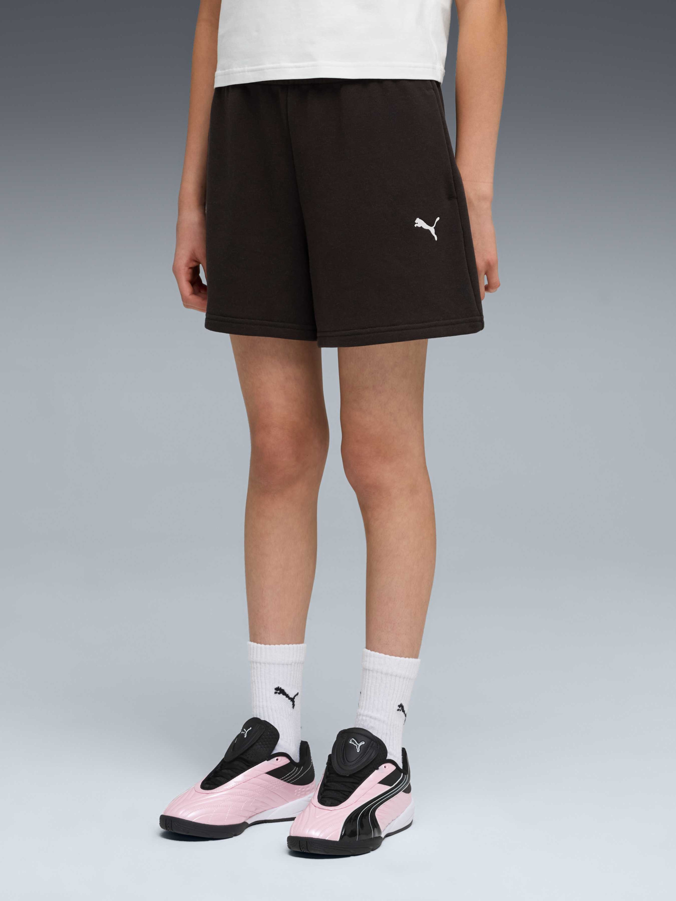 Детские шорты Essentials High-Waist Shorts Youth модель 691721 Фото