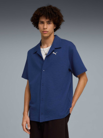 Рубашка повседневная PUMA Ess Elevated Material Shirt модель 694394 Рубашка повседневная PUMA Ess Elevated Material Shirt модель 694394 Фото