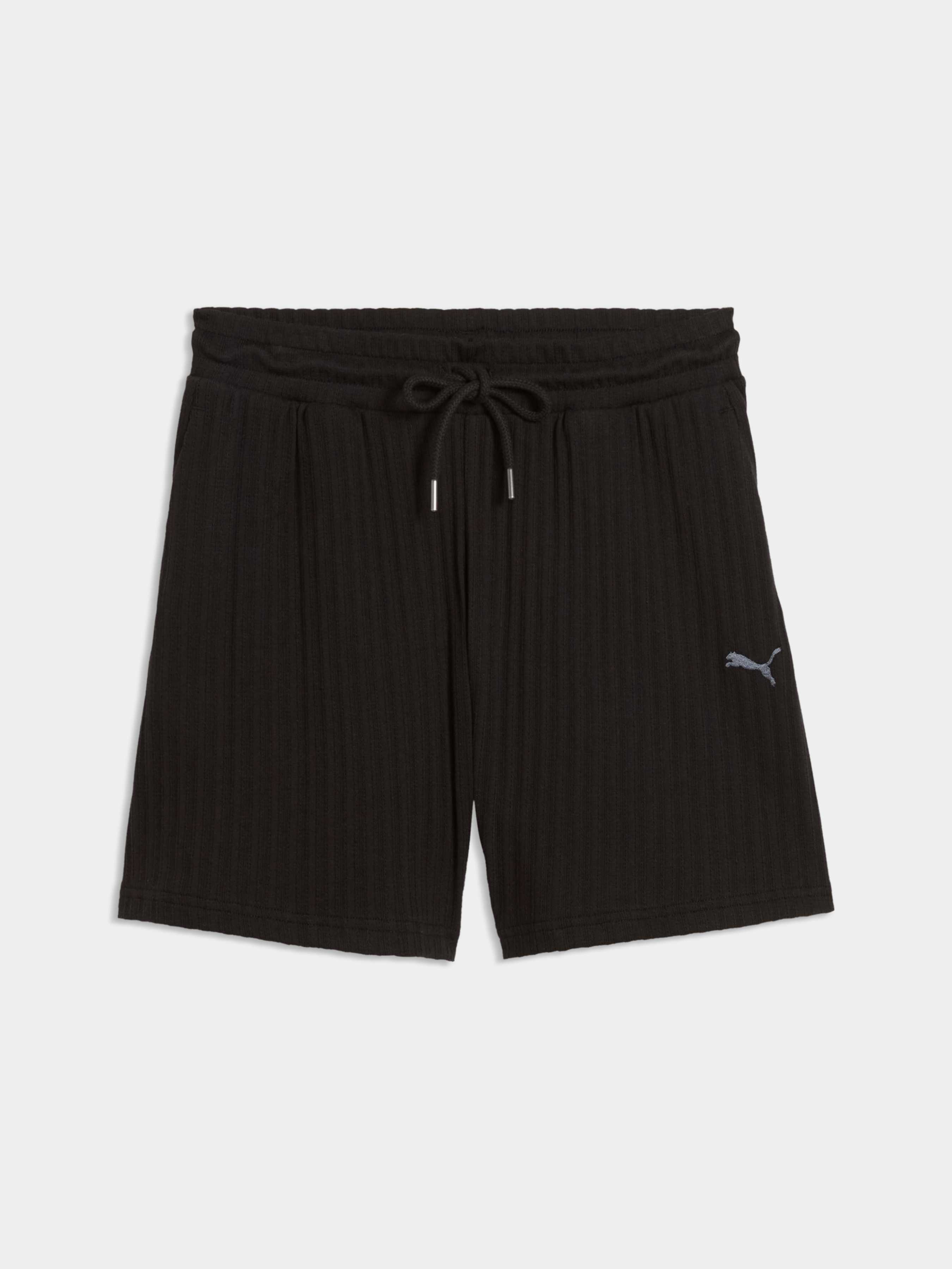 Жіночі Повсякденні шорти PUMA Her High-waist Shorts (692390_01) колір чорний, матеріал комбінований верх