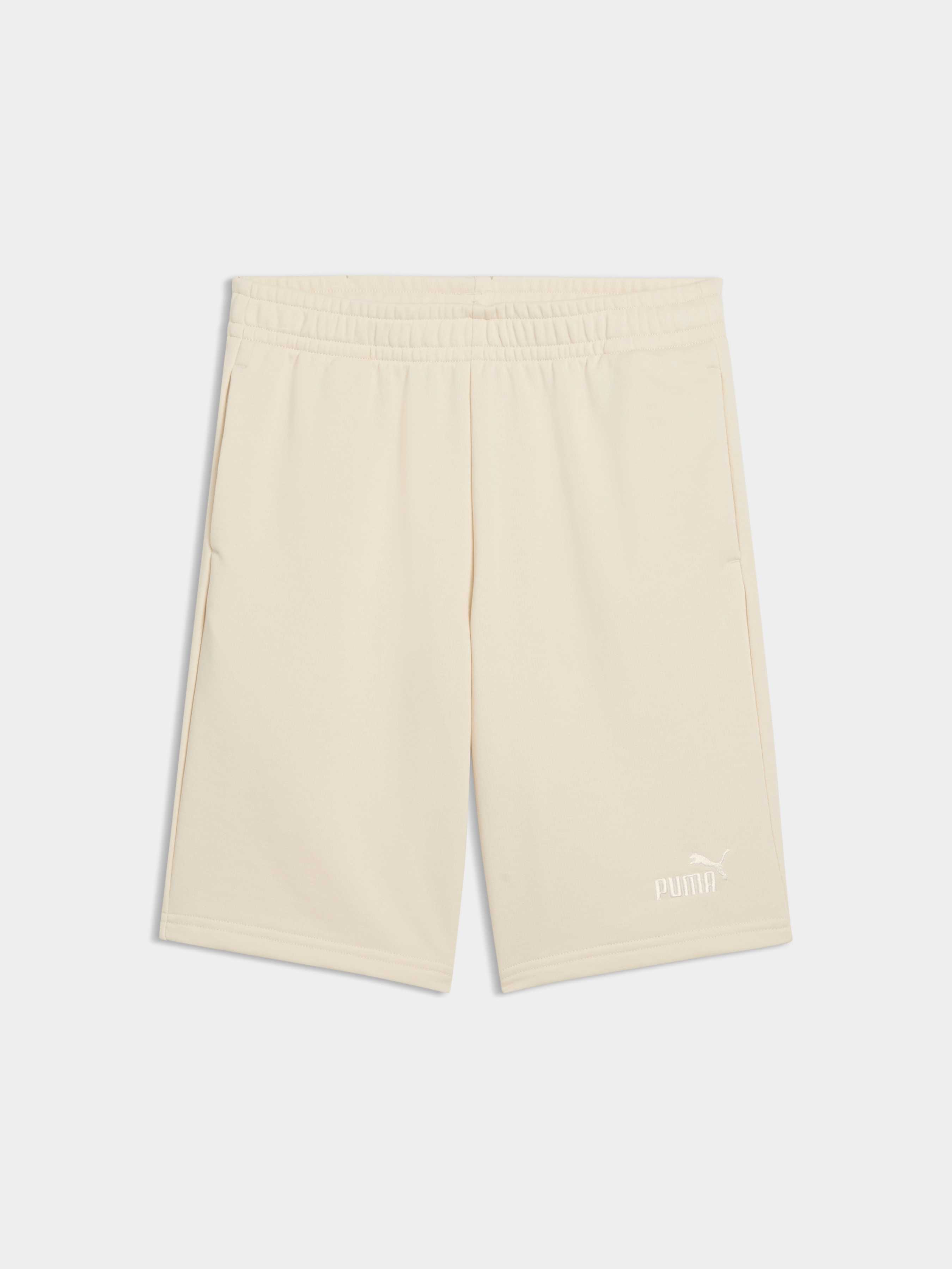 Дитячі Повсякденні шорти PUMA Ess Small No.1 Logo Shorts T (692974_87) колір білий, матеріал комбінований верх