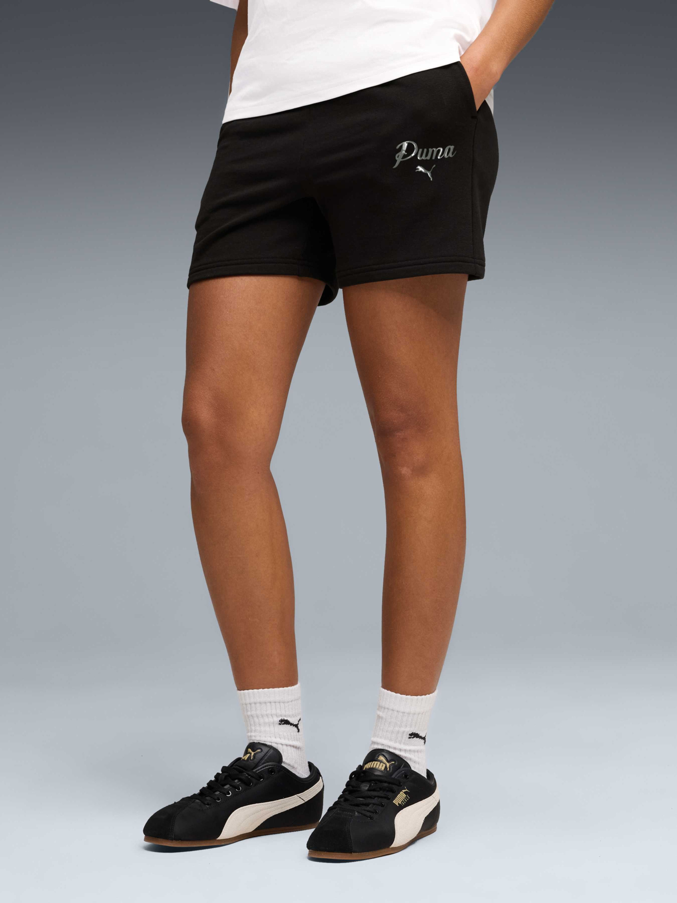 Повсякденні шорти PUMA Ess Script High-waist Shorts модель 691762 Фото