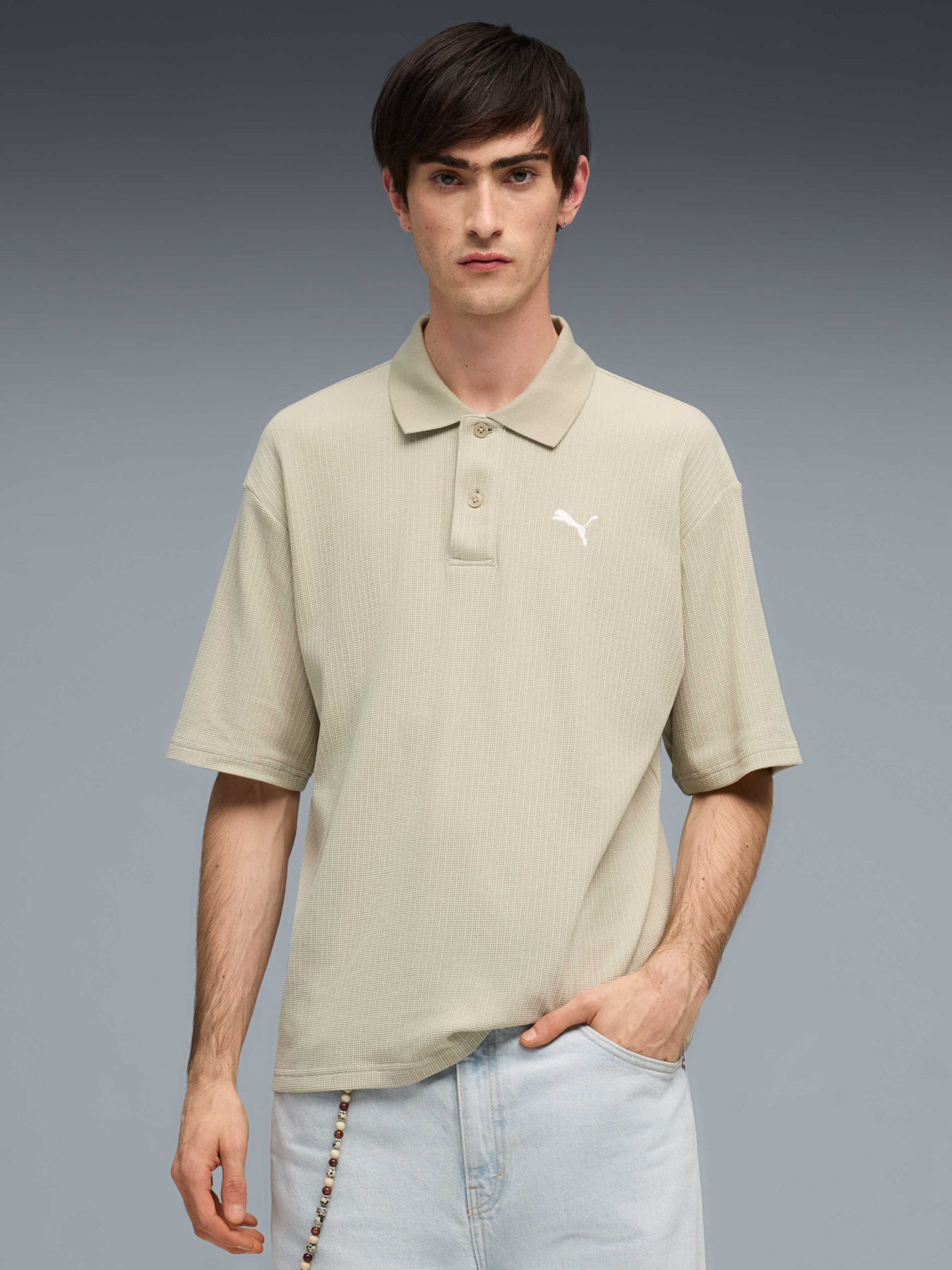 Поло PUMA Wardrobe Ess Boxy Polo модель 634362 Фото