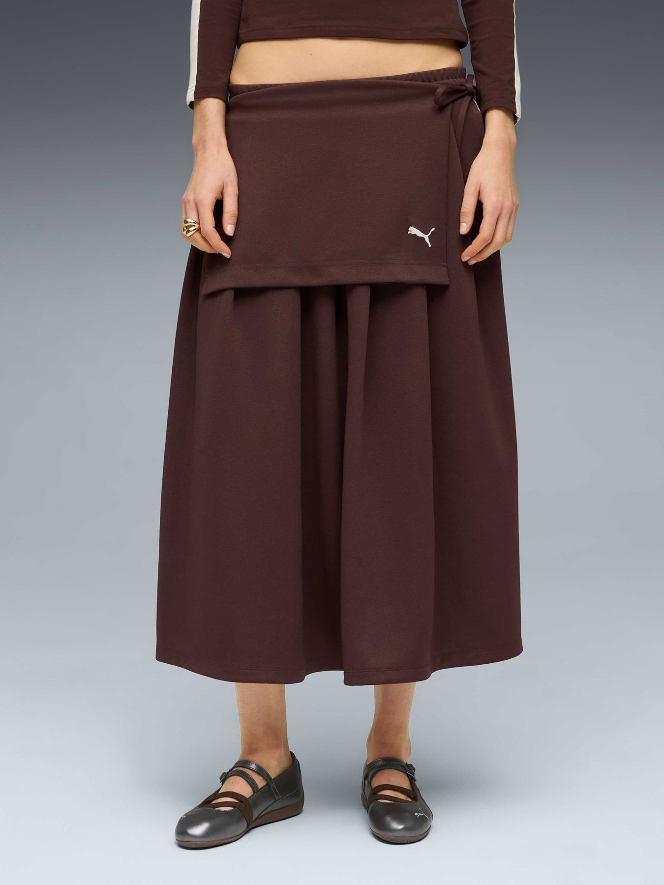 Спідниці PUMA T7 Midi Pleated Skirt модель 634622 Фото