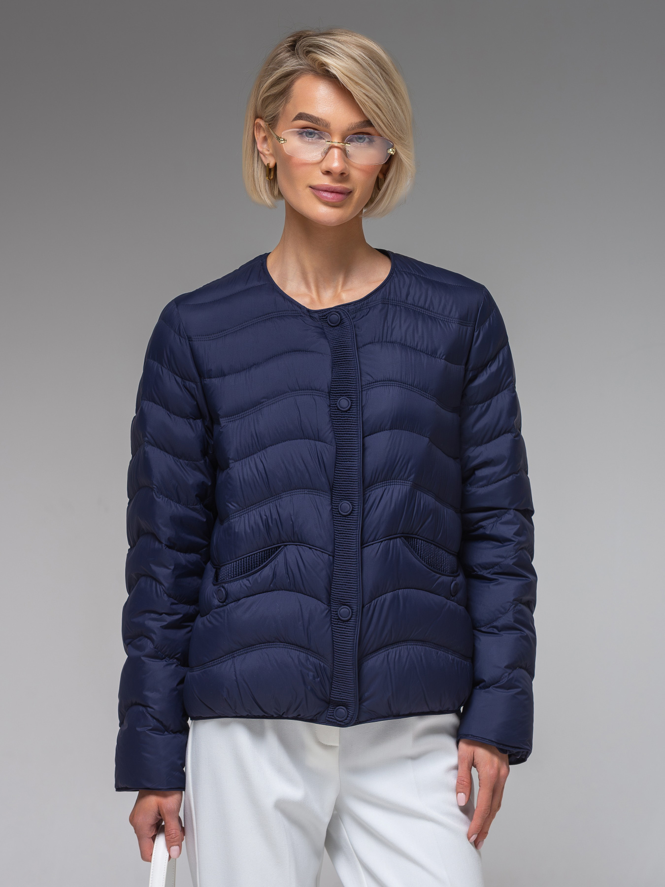 Демисезонная куртка VIVA WEAR модель 6688-navy Фото