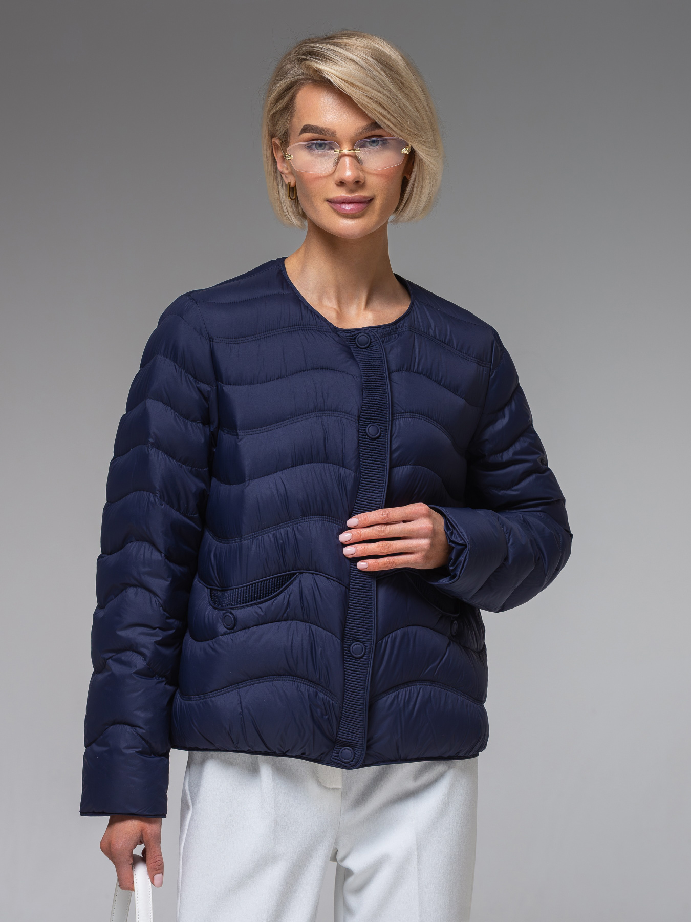 Демисезонная куртка VIVA WEAR модель 6688-navy Фото