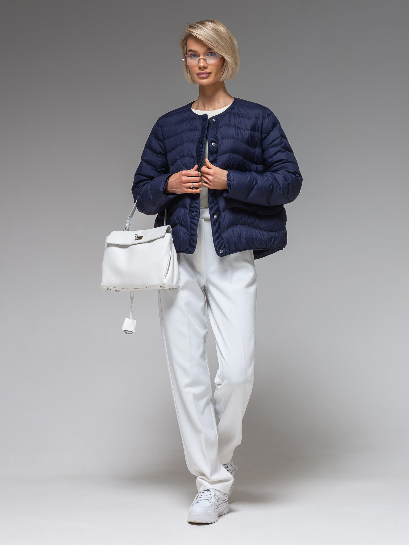 Демисезонная куртка VIVA WEAR модель 6688-navy Фото