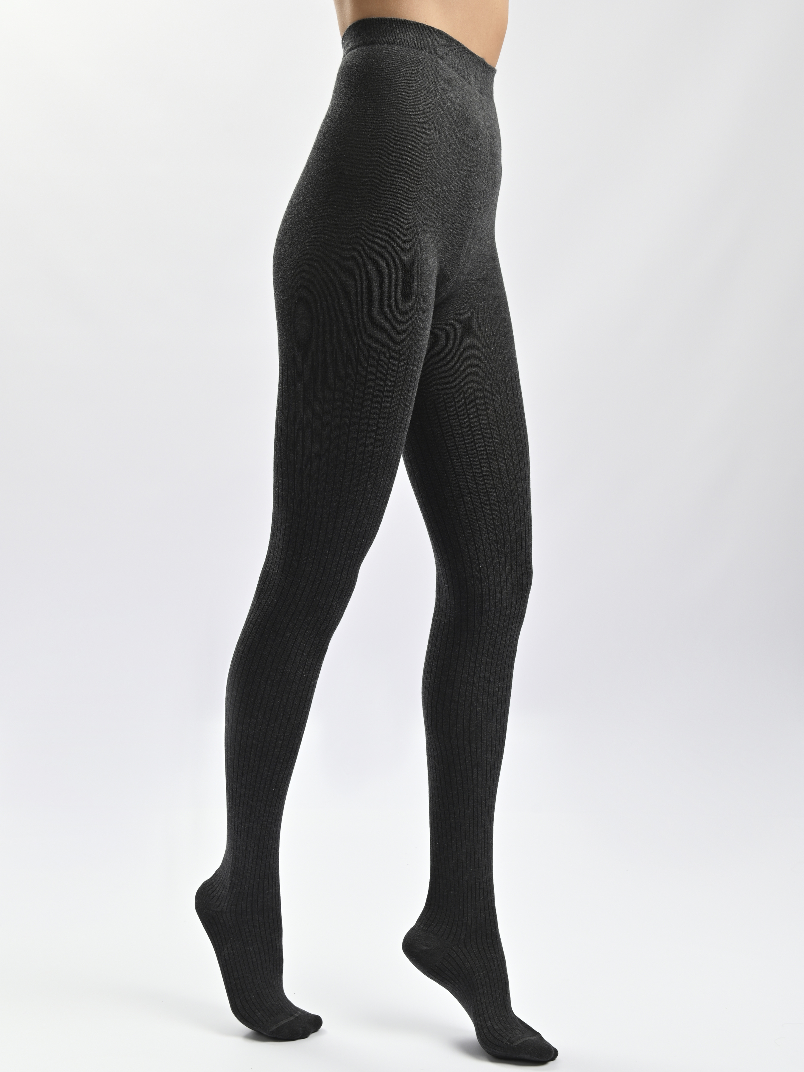 Elegante Cotton 300 рубчик Колготи (mp877446) Жіноче колір - Графіт матеріал - Бавовна/поліамід Elegante - купити в Україні