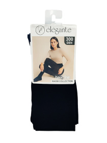 Колготки женские хлопковые EL BASIC LINE 300, Nero модель EL Basic Line 300 Фото