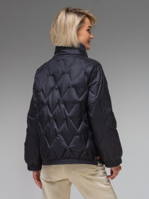 Демісезонна жіноча куртка ультралегка весна-осінь Viva Wear модель 88566 модель 88566-black Фото