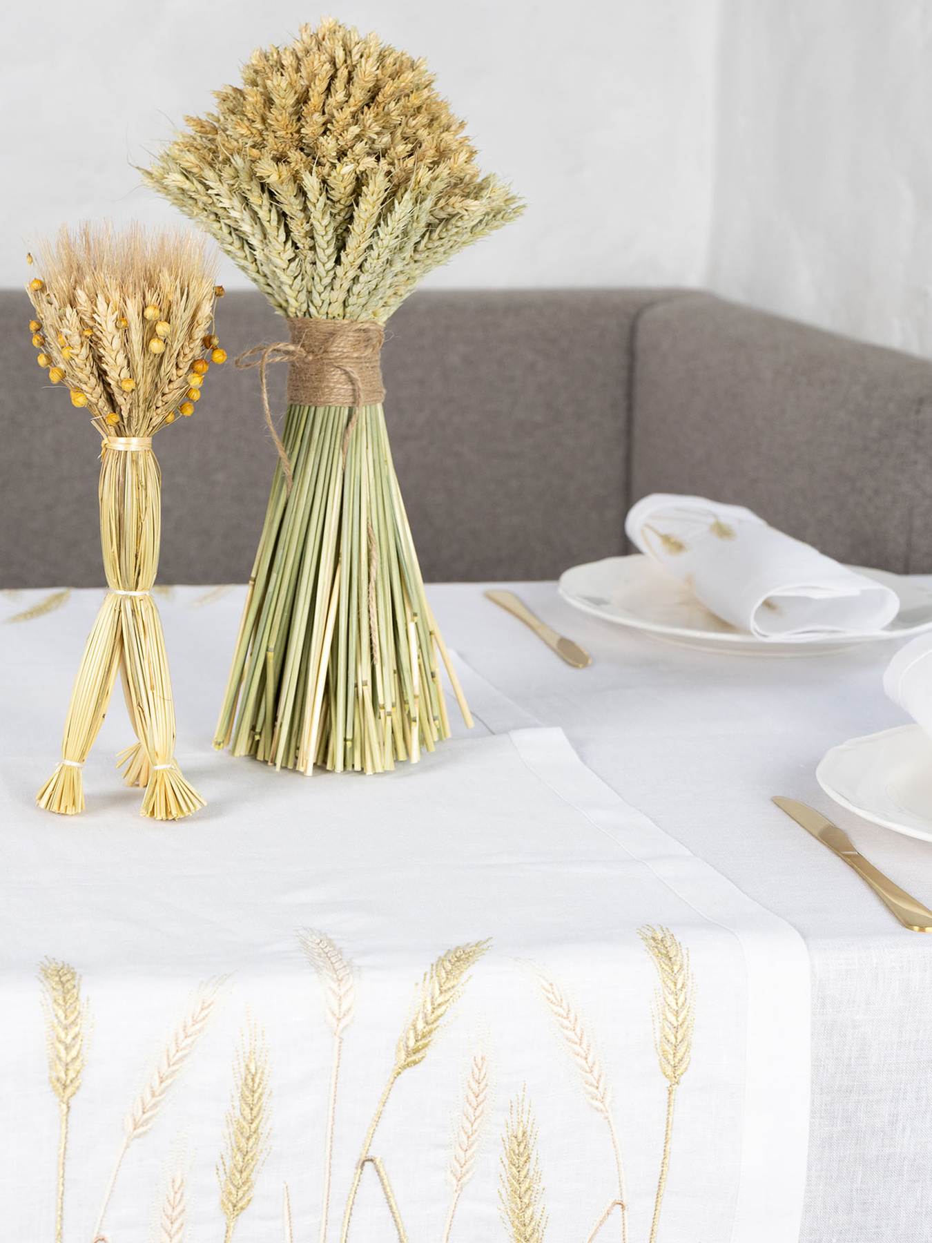 Доріжка "Пшеничне поле" біла р.1,40*0,40 Едельвіка модель 01-23/09 Фото