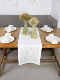 Доріжка "Пшеничне поле" біла р.1,40*0,40 Едельвіка модель 01-23/09 Фото