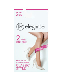 Гольфы и Гетры Elegante Classic 20 модель EL Classic 20 Фото
