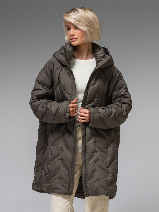 Демисезонная куртка VIVA WEAR модель 6579-khaki Демисезонная куртка VIVA WEAR модель 6579-khaki Фото