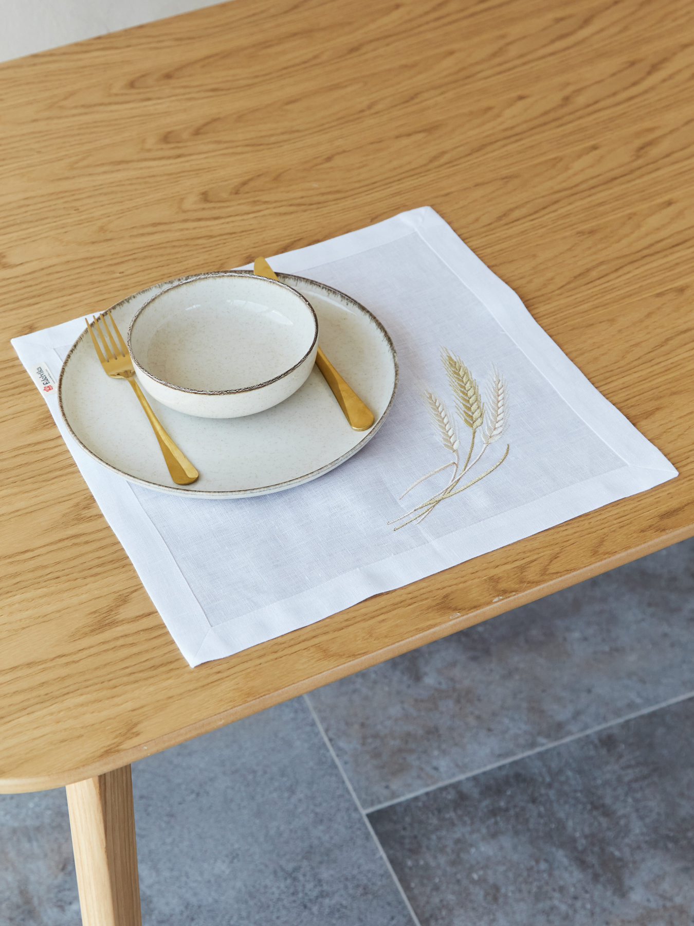 Серветка "Пшеничне поле" біла Едельвіка модель 362-22/09 Фото