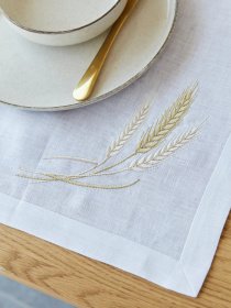 Серветка "Пшеничне поле" біла Едельвіка модель 362-22/09 Фото