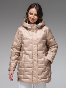 Демісезонна жіноча куртка ультралегка весна-осінь Viva Wear модель 90325 модель 90325-beige Фото