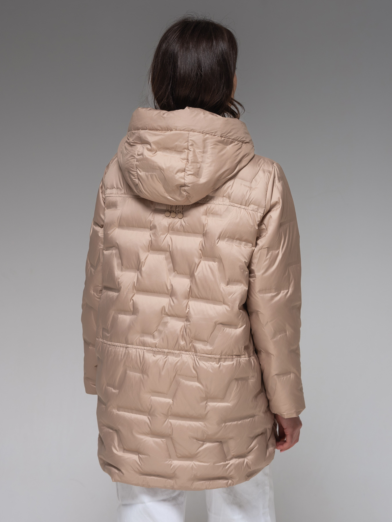 Демисезонная куртка VIVA WEAR модель 90325-beige Фото